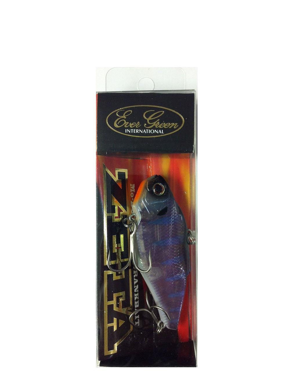 Evergreen 277 Zeta Crankbait Magic Gill front view attracts black bass during casting.