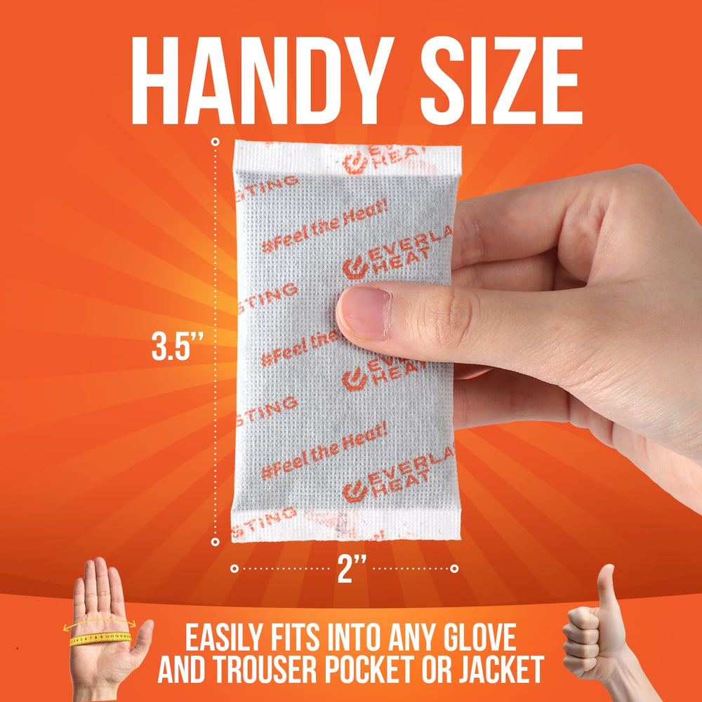 Everlasting Heat hand warmers TSA approved packaging makes travel warmth easy on the go.