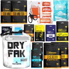 Everlit 290pc first aid kit contents organized for quick access.