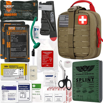 Everlit Advanced Trauma Kit front pouch view for quick access.