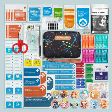 EVERLIT Care Rescue Pack waterproof bandages shown, offering durable protection for active kids.