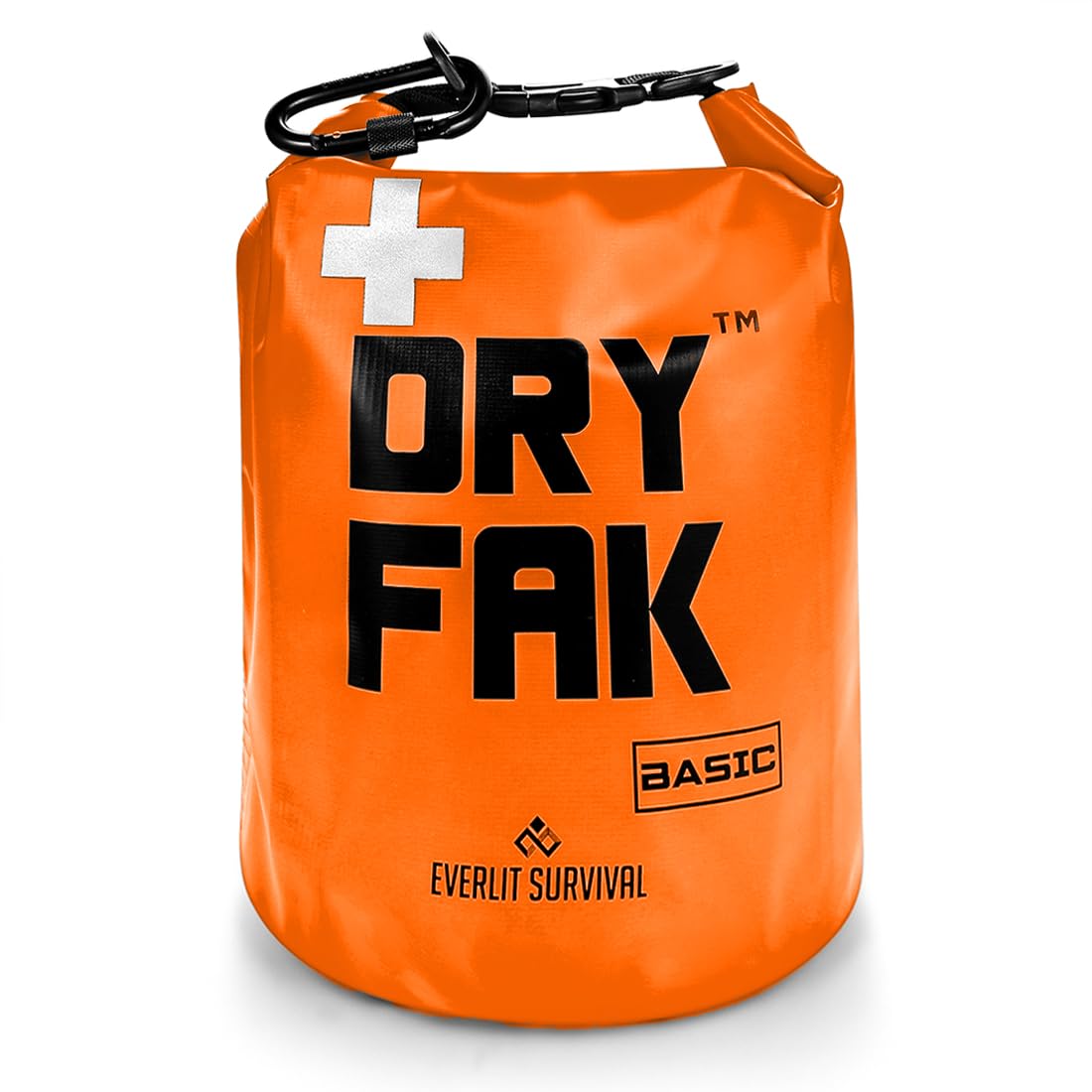 EVERLIT DRY FAK waterproof case protects gear during rugged outdoor trips.