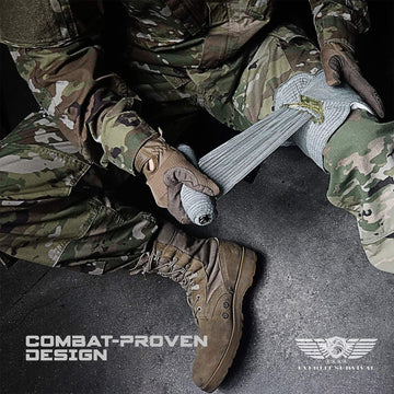 Everlit emergency thermal blanket helps minimize heat loss in shock prone scenarios.