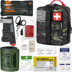 Everlit Emergency Trauma Kit cover shows outdoor readiness for emergencies.