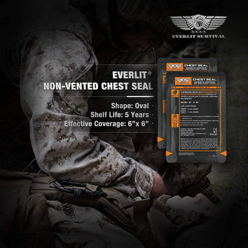 EVERLIT laser-cut nylon pouch demonstrates organized field first aid gear.