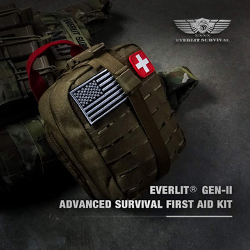 EVERLIT Survival Kit MOLLE Attachment ensures secure belt or pack compatibility.