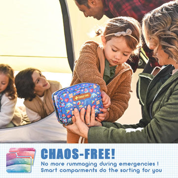 EVERLIT travel-friendly organization keeps supplies easy to grab on the go.