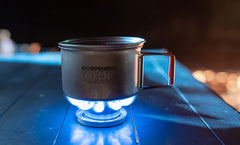 Evernew Bluenote side burner jets enable efficient trail heating.