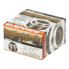 Evernew DX stand multi-fuel setup enables wood, solid fuel, or alcohol on the trail.