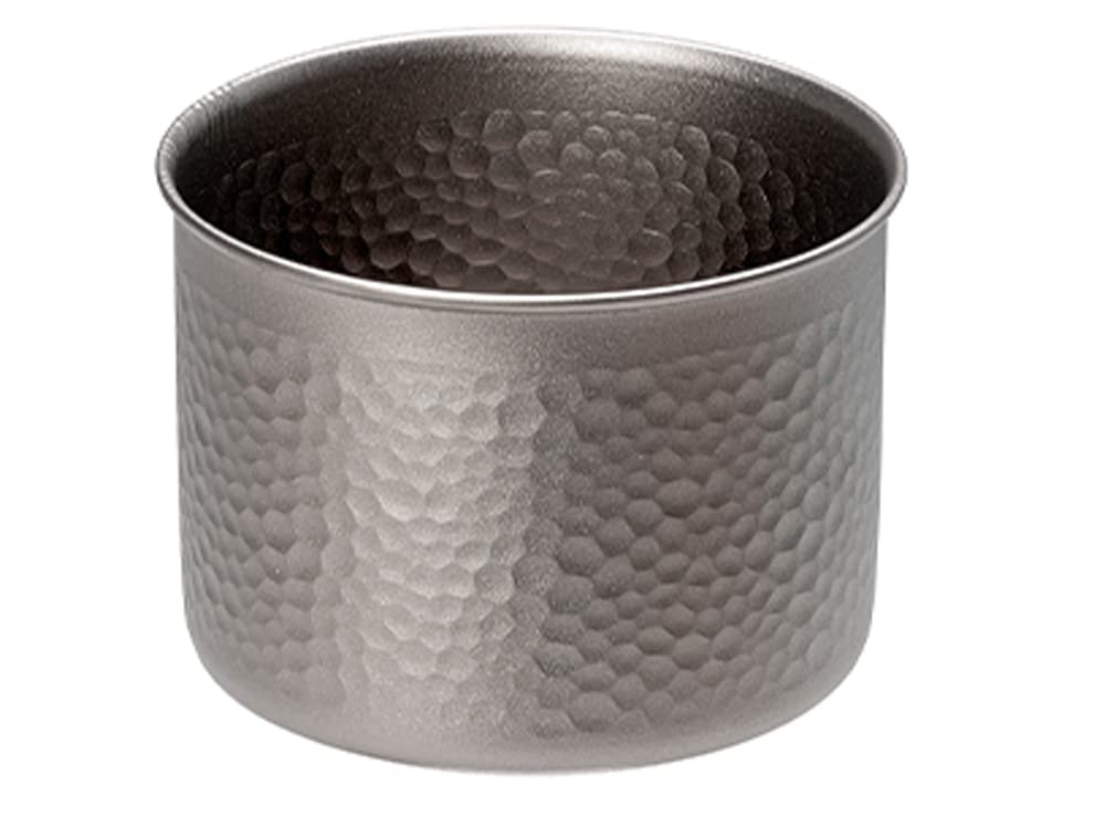 EVERNEW GubiGubi ECA621 titanium hammered finish for outdoor durability.