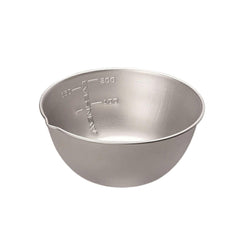 Evernew SUS Stack Cup EBY659 with pour spout for precise camping pours.