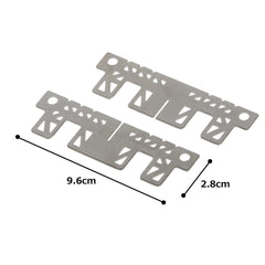 EVERNEW Titanium Cross Stand for cooking on a flat surface provides steady heat.