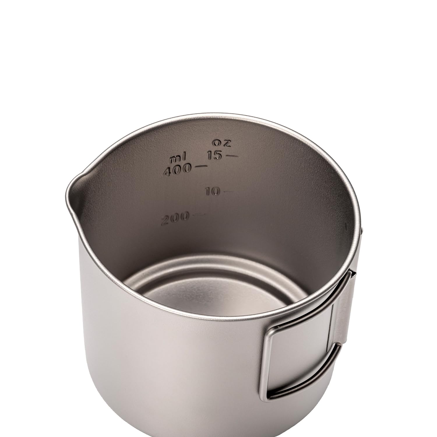 EVERNEW titanium mug compact 9.7 x 8.7 cm for backpacking.