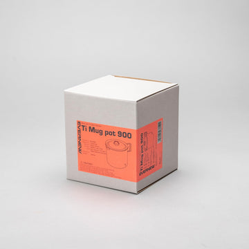 Lightweight 99 g Evernew titanium mug pot for light packing
