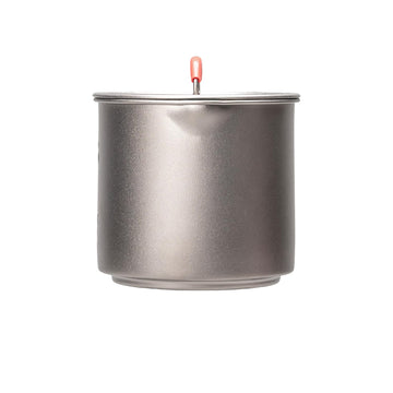 EVERNEW titanium mug interior volume markings for quick measurements.