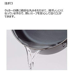 Evernew titanium pot with ceramic non-stick coating for easy cleanup