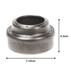 Evernew titanium stove weight 0.5 oz highlights lightweight camp cooking option.