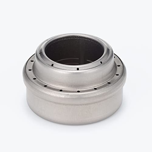 Evernew titanium stove made in Japan emphasizes rugged, high-quality craftsmanship for reliable camping.