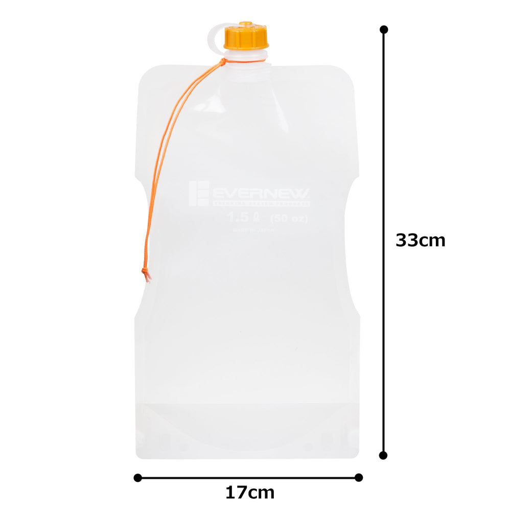 EVERNEW Water Carry supports day trips and camping with lightweight convenience.