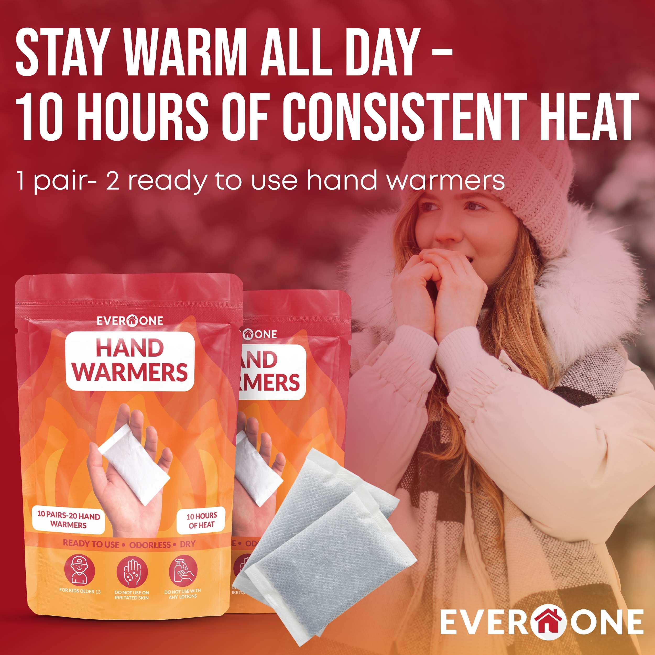 EverOne compact pocket heat shown for on-the-go glove use