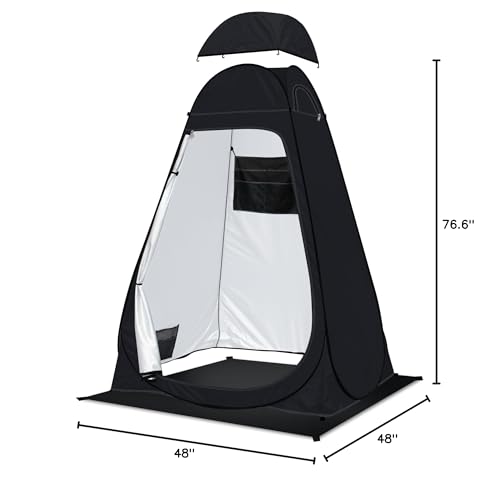 EVERRUSH detachable bottom mat keeps feet clean and dry on damp ground.
