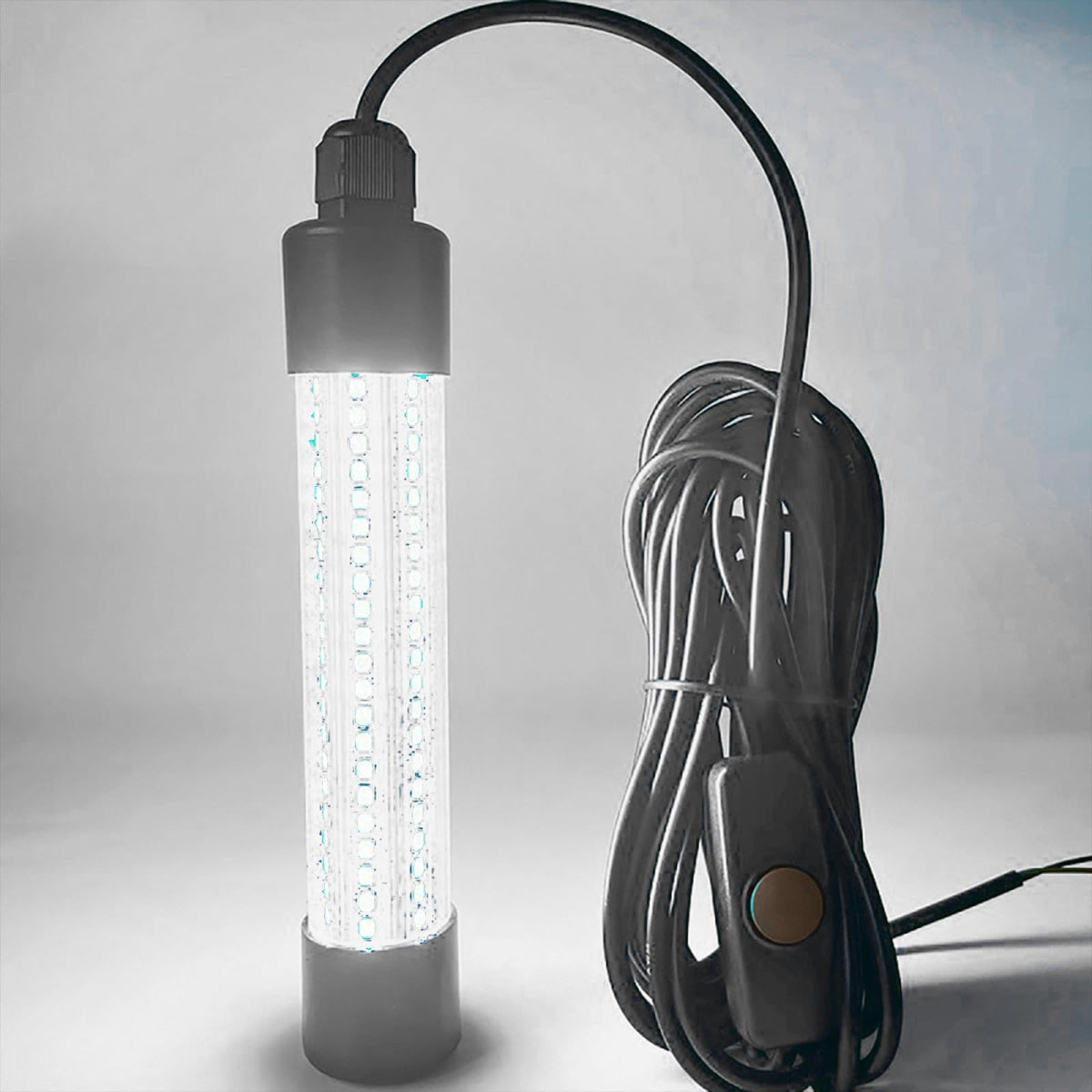 Evertine ETOP IP68 underwater fishing light, white LED, 360-degree beam