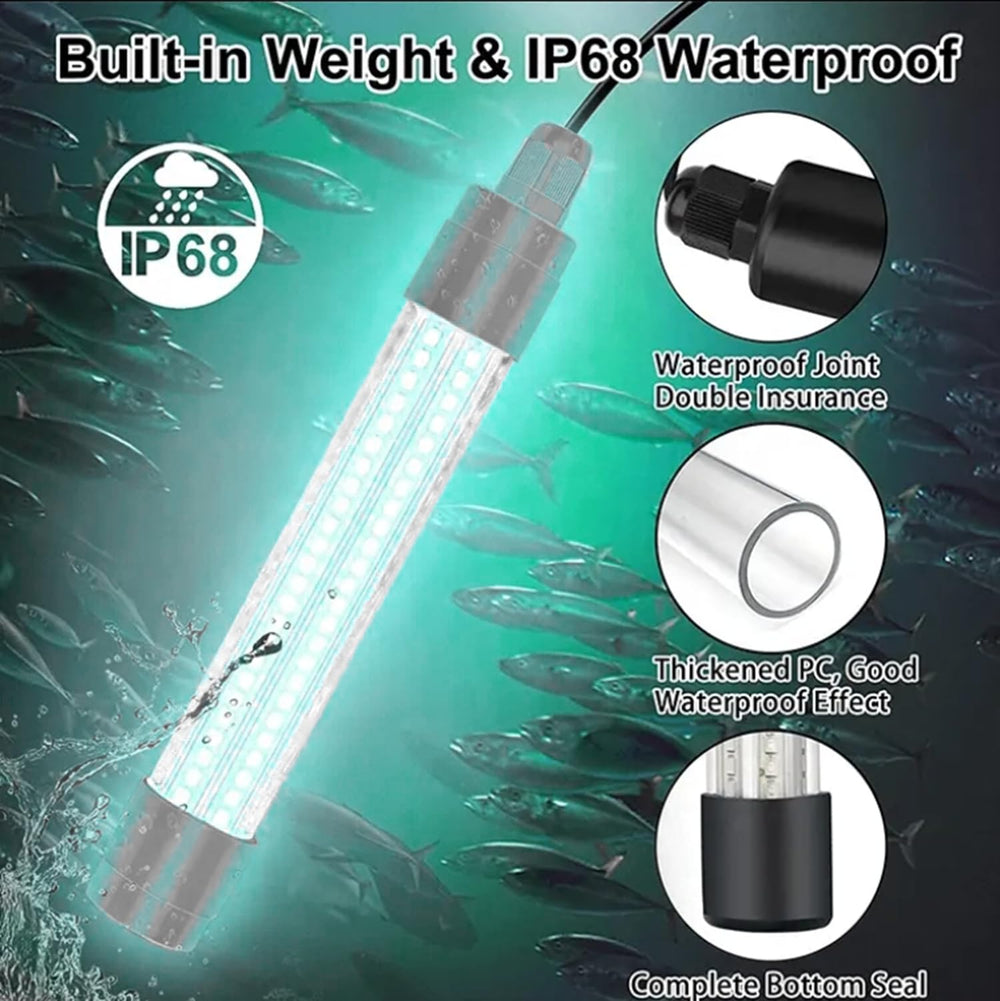 Versatile freshwater and saltwater use with 12-48V input