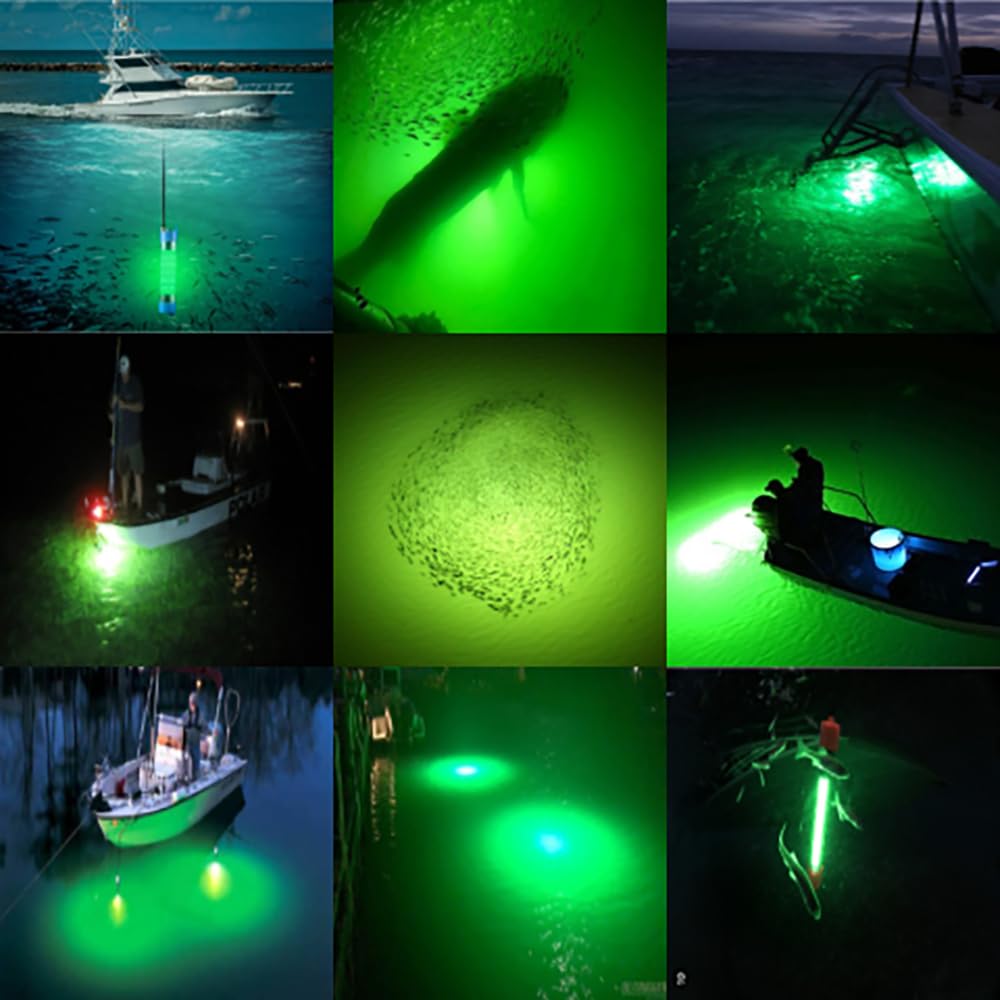 Compact 8.6 x 1.6 x 2.7 inch LED fishing light with 360° beam