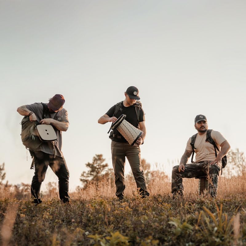 EverUncharted Nomad Seat high-capacity-485lb capability on rugged surface