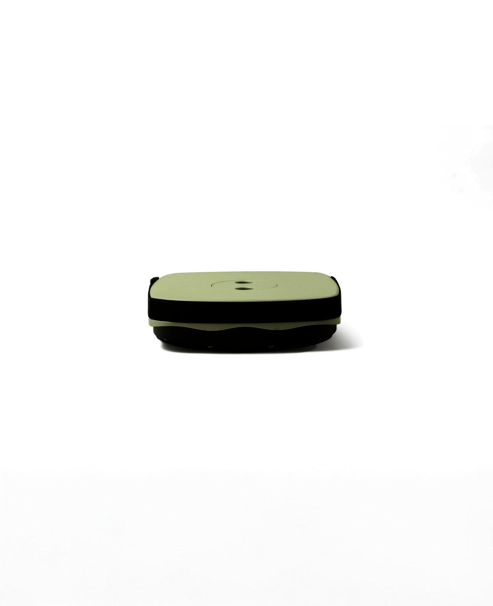 EverUncharted Nomad Seat moss-green shade with black base hides dirt well.