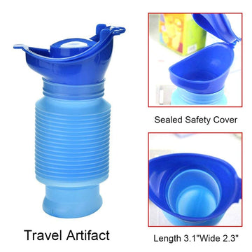EveryoneFdly unisex portable toilet with leak-free seal reduces spills.