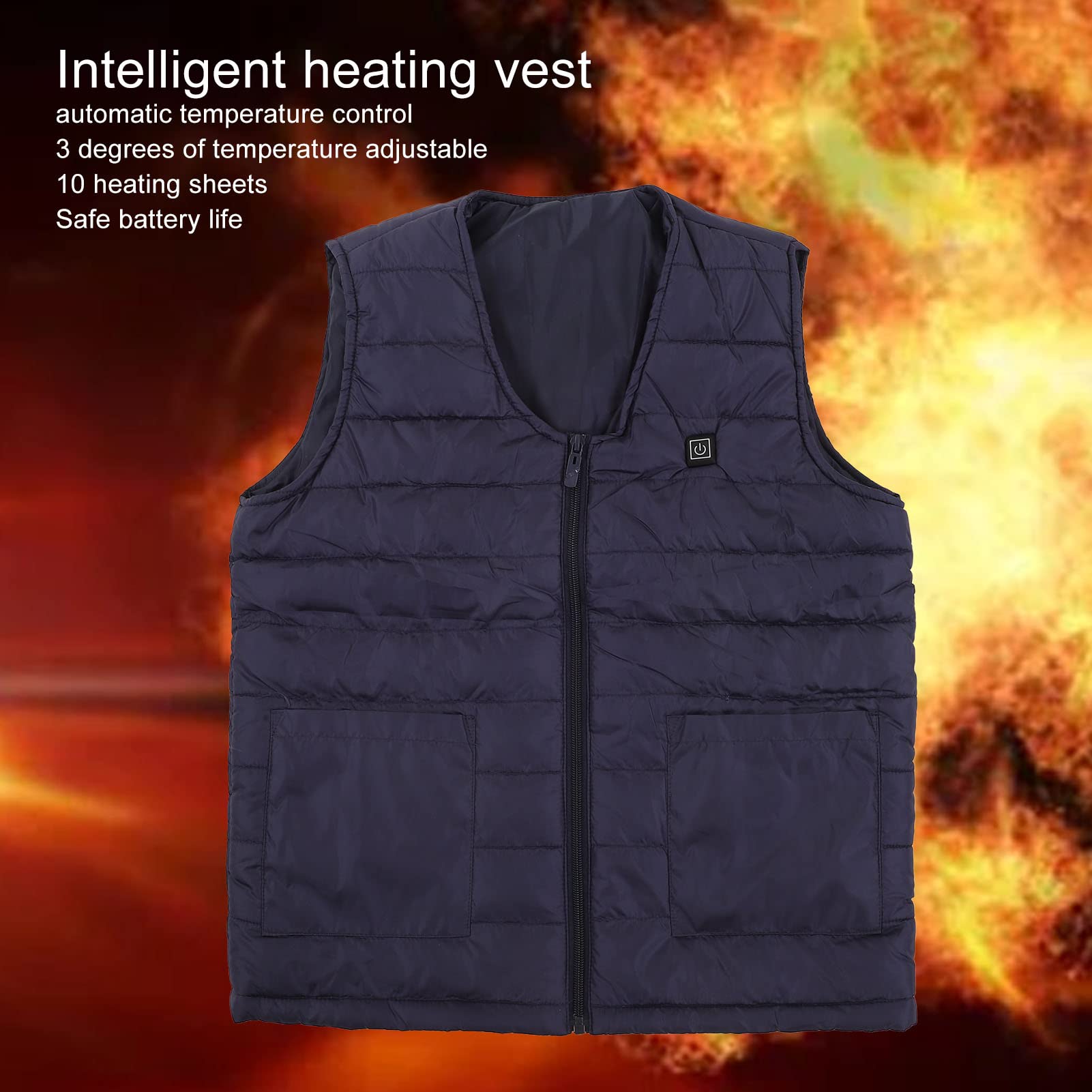 EVGATSAUTO USB heated vest IP Class 3 weather readiness