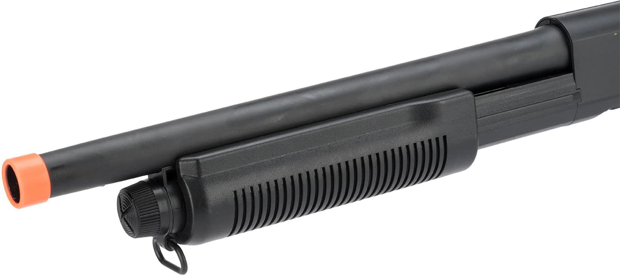 Shotshell loading system on the CYMA M870 for quick reloads.