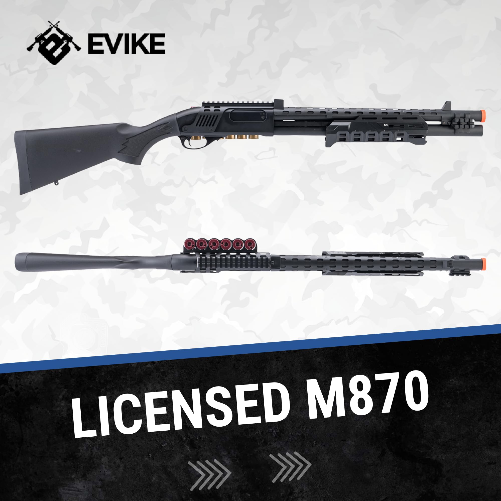 Three shells included allow immediate field testing and practice.