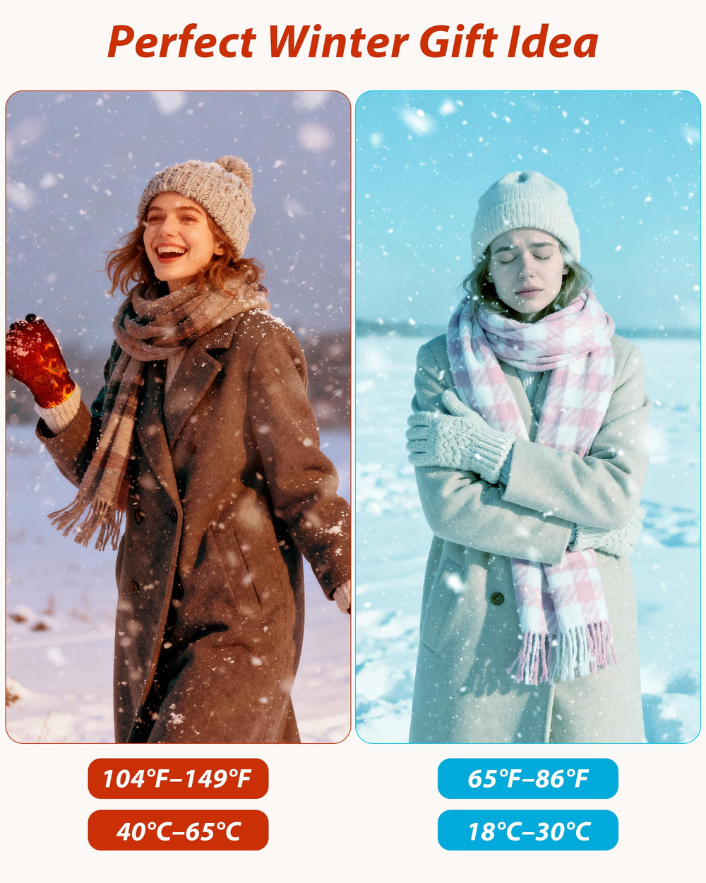 Evjeal heated gloves windproof shell protecting hands in windy, snowy conditions