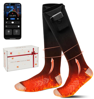 Evjeal heated socks with app control for easy on-the-go warmth
