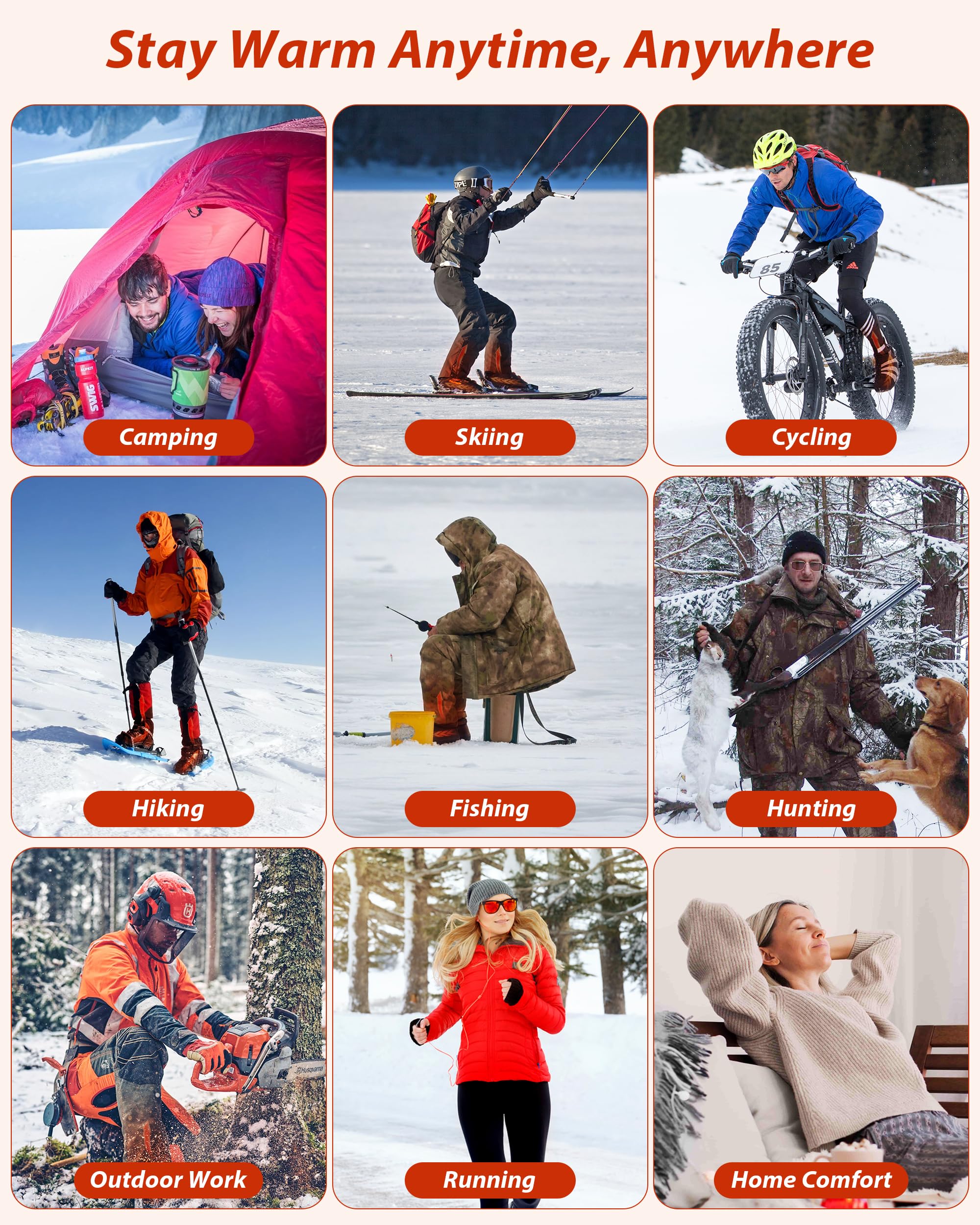 Evjeal heated socks gift idea for outdoor enthusiasts