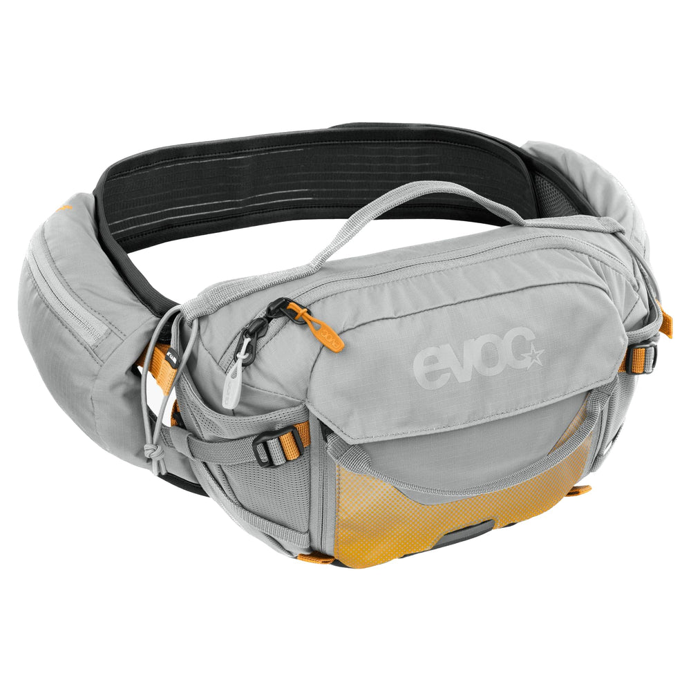 EVOC Hip Pack Pro E-Ride 3 with bottle holder for easy hydration on rides