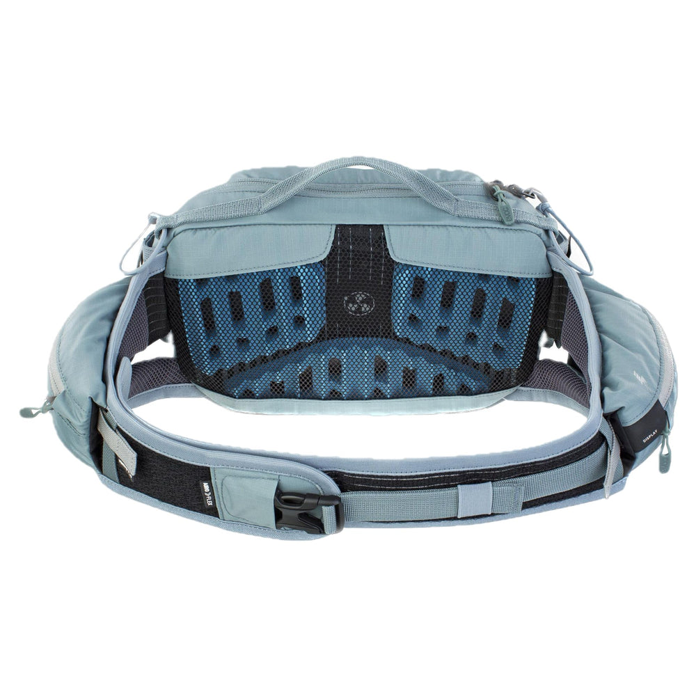 EVOC Hip Pack Pro E-Ride 3 back ventilation helps comfortable long rides