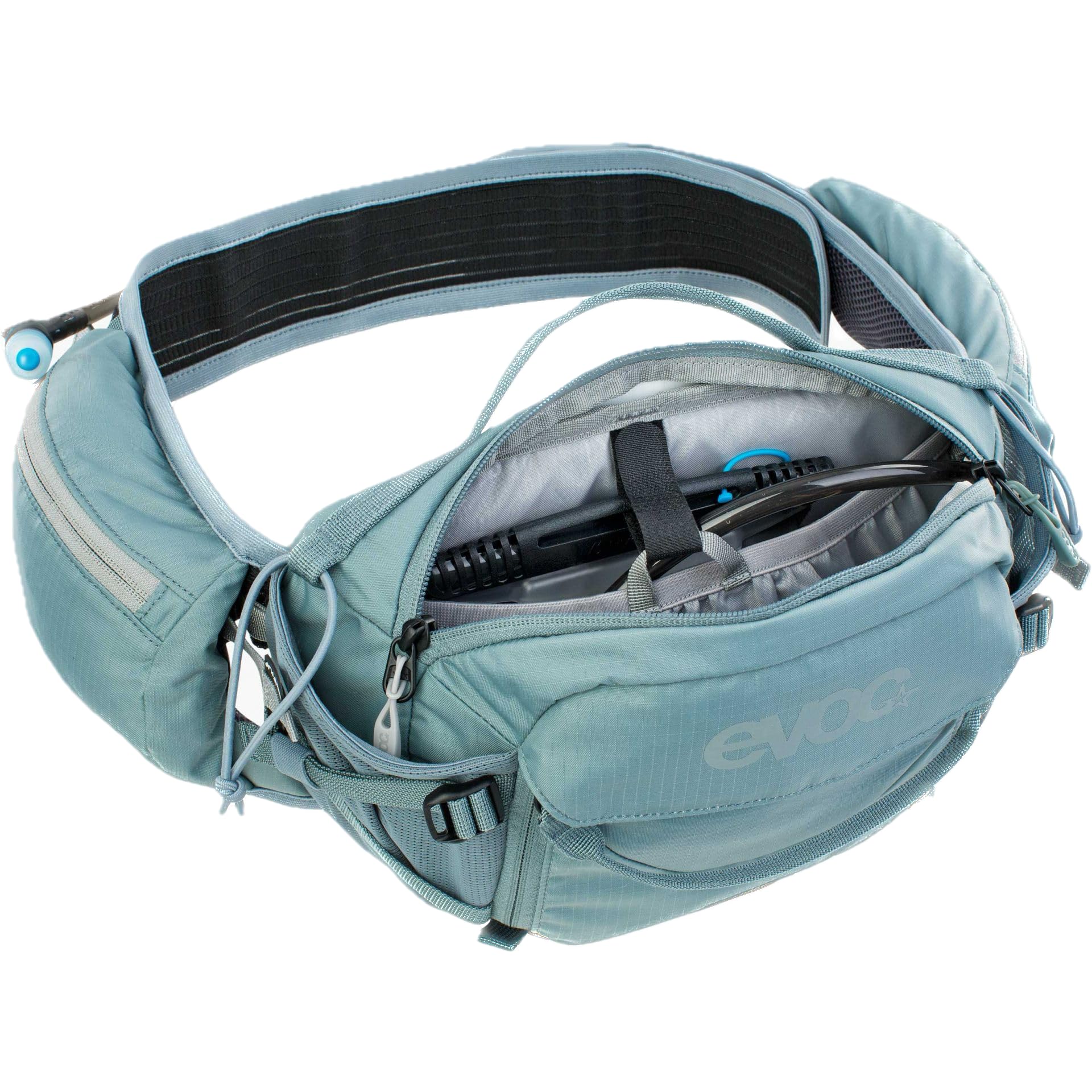 EVOC Hip Pack Pro E-Ride 3 adjustable VENTI FLAP strap for perfect venting