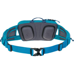 EVOC HIP POUCH Ocean back view highlighting compact 1L capacity and comfort fit
