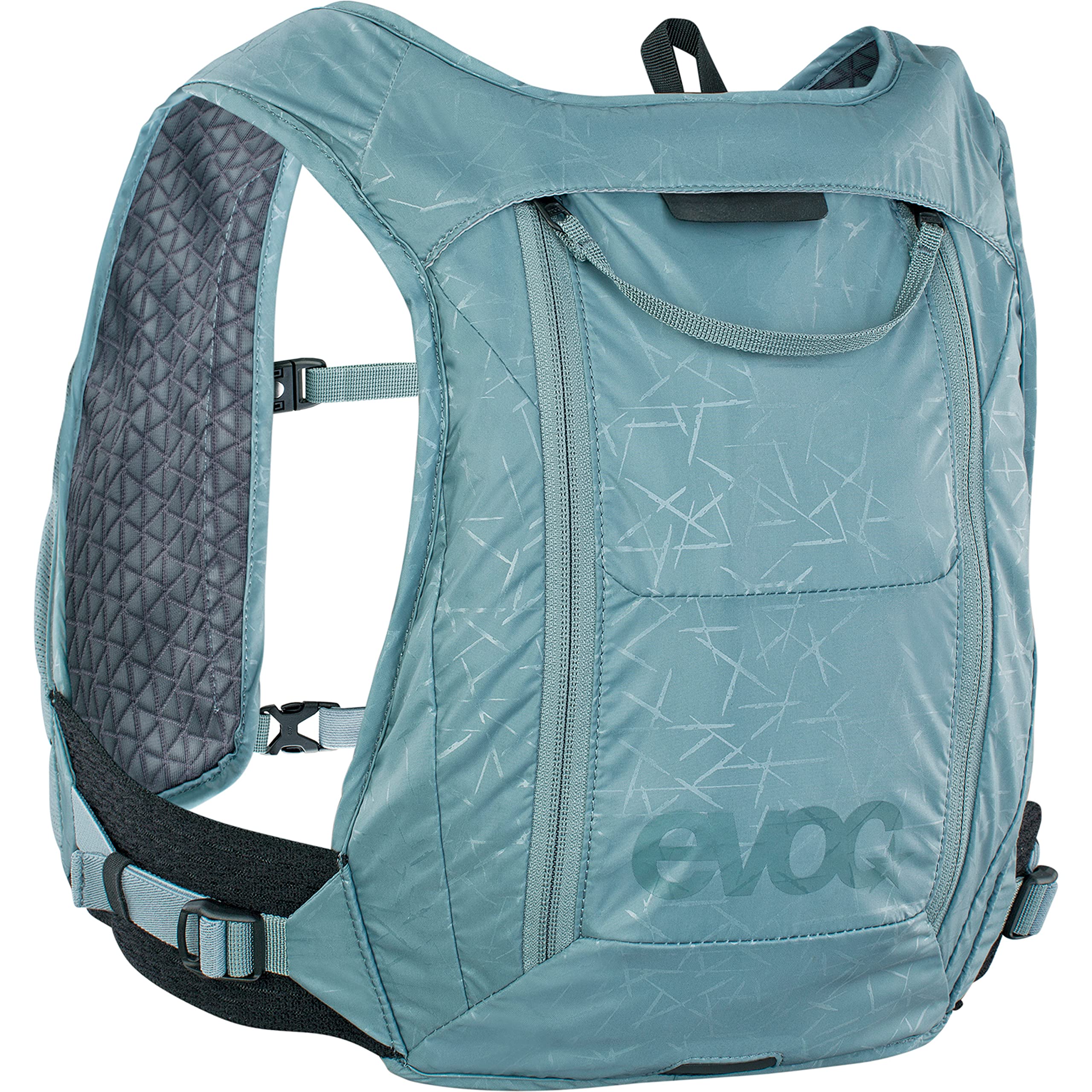 EVOC Hydro Pro 1.5L nutrition compartments for on-the-go fueling.