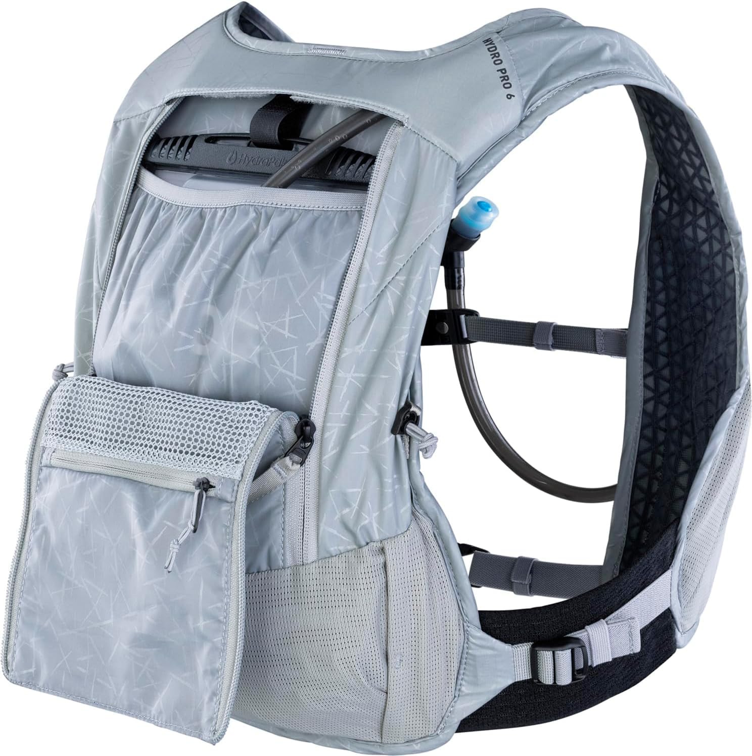 EVOC Hydro Pro 6 showing one point five liter bladder for extended hydration