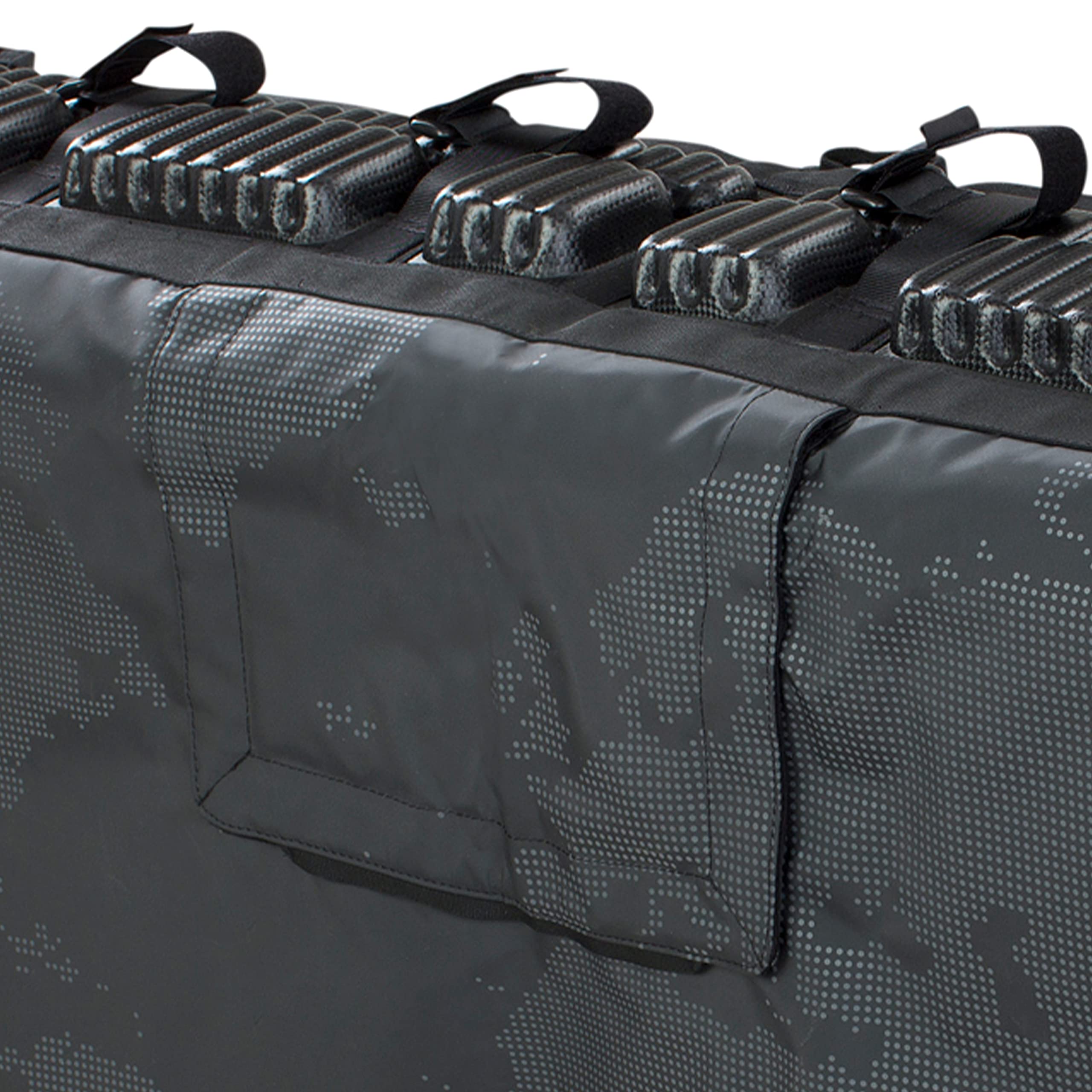 EVOC Tailgate Pad protects pickup and bikes from scratches during transit