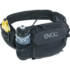 EVOC VENTI FLAP system front view demonstrates adjustable fit