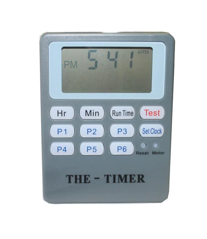 Evolution All Seasons 12V Feeder timer dial and control access enable precise scheduling.