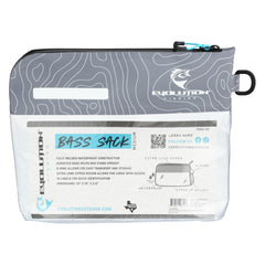 Evolution Fishing Bass Sack water-resistant material protects plastics in any weather