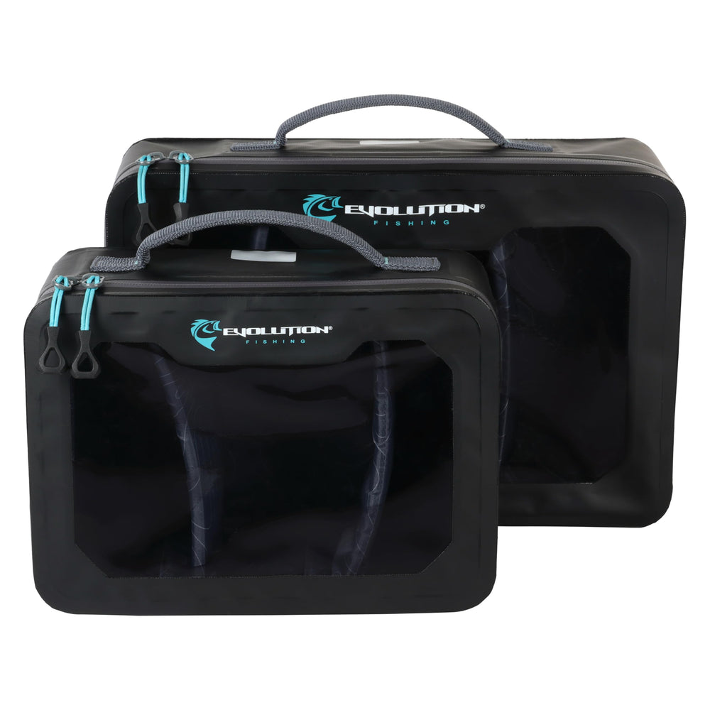 Evolution Fishing Plastix Case compact dimensions fit in a tackle bag