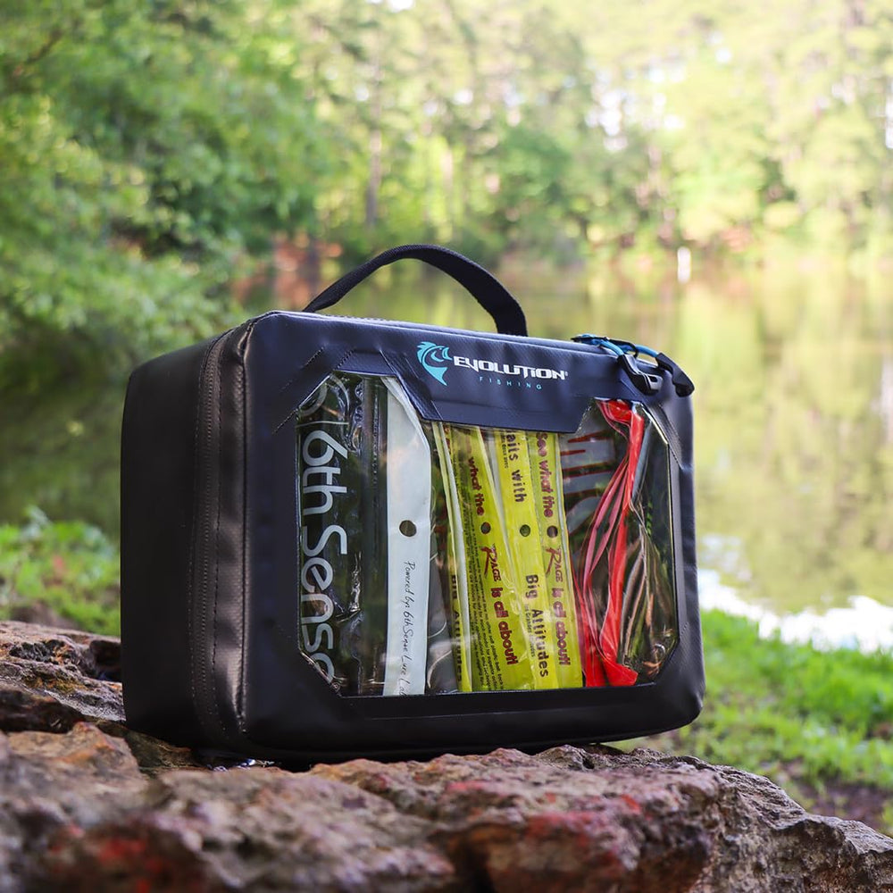 Evolution Fishing Plastix Case interior EVA structure prevents lure crushing