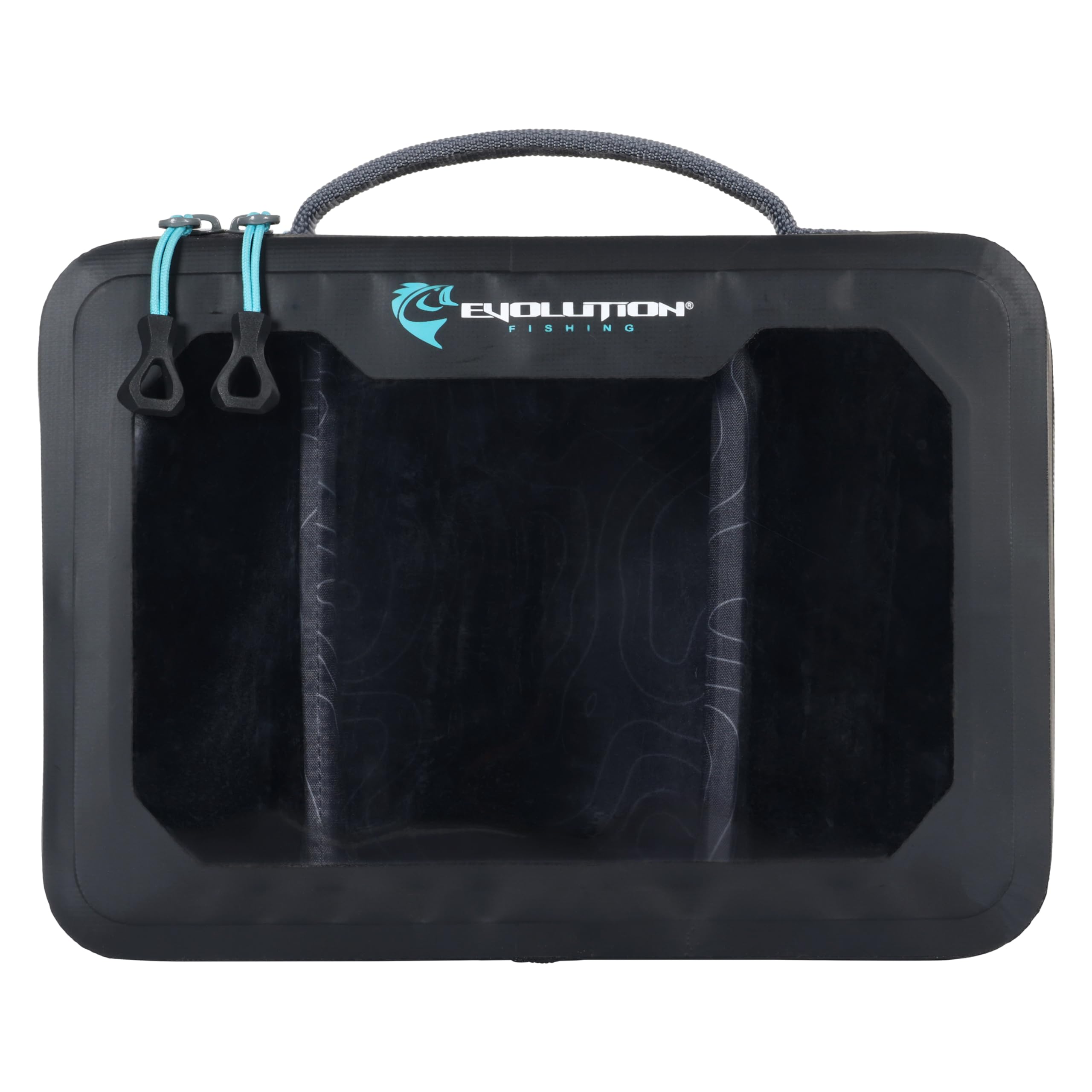 Evolution Fishing Plastix Case waterproof zipper keeps gear dry